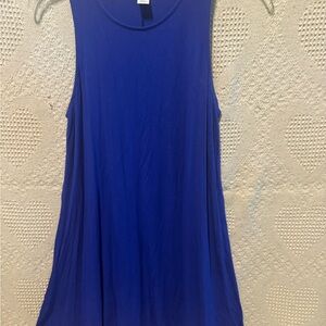 Small Old Navy Royal Blue Tunic Tank Top - super soft material